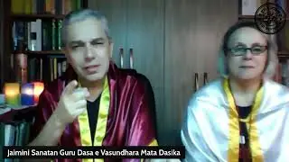 31/10/24 - Yoga Sandhya - Servidores: Acharya, Jaimini Sanatan Guru Dasa / Vasundhara Mata Dasika