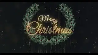 Merry Christmas 2024 animated background | Motion Graphics template - Envato elements