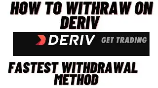 The easiest and fastest way to withdraw on deriv | How to withdraw on deriv website
