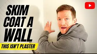 How To Skim Coat A Wall  **This ISN'T PLASTER | New Products & Methods to Skimming A Wall