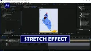 How to Create Sucking And Blowing Effect Using Scretch Plugin in After Effects