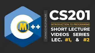CS201 short lecture # 01 | C++ programming | Vu magic help