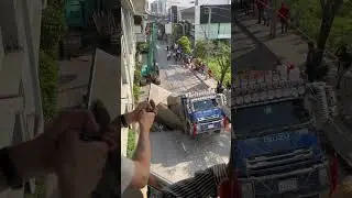 ‼️BREAKING NEWS - Bangkok Road Collapses @ Udom Suk #bangkok #thailand