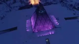 Освещение Дворца мира и согласия в Нур-Султане // Lighting of the Palace of Peace and Reconciliation