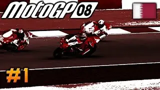 MotoGP '08 | Modo Trayectoria | GP De Qatar #1
