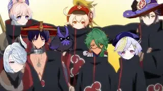 The Akatsuki but it's Genshin Impact