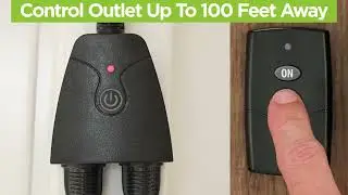 Outdoor Remote Control Dual 3-Prong Outlet Weatherproof Heavy Duty 15 A BN-LINK