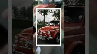 Ретро Fiat 500 1971 и реакция владельца на мои фото! 😱 #Fiat500 #classiccars #youtubeshorts