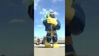 Thanos Hugs Drax - LEGO Marvel Super Heroes