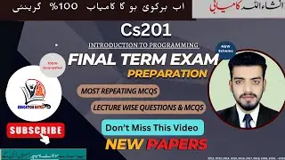 Cs201 final term Most Important Mcqs- Cs201 final term exam preparation - Cs201 current paper  2025
