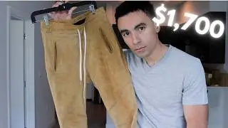 Are These $1,700 Suede Sweatpants Worth It? (John Elliott Unboxing & Try On)