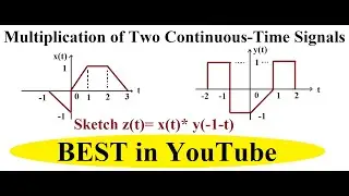 Multiplication of Two Continuous-Time Signals | Basic Operations on Signals (Example 1)