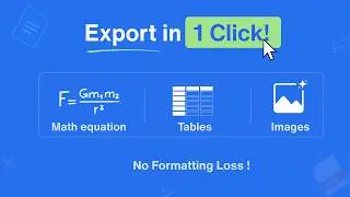 How to Export ChatGPT to Google Docs or PDF  | 1 Click!