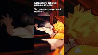 Всё равно он хороший. КРД мем #21 #аниме #мемы #крдмемы #крд #танджиро #зенитсу #иноске #прикол