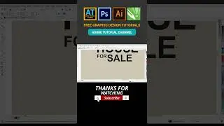 CorelDraw Tutorial - real estate flyer template #shorts