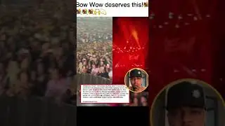 Bow Wow performing at a packed London 02 Arena for the Millenium Tour
