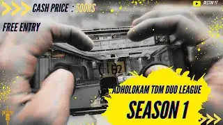 TDM League 2024 season 1 | Bgmi | Free Entry | Clan Adholokam :