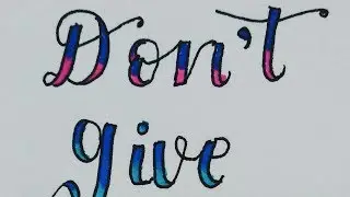 How to write in Calligraphy | How to write in Modern Calligraphy | Calligraphy for beginners
