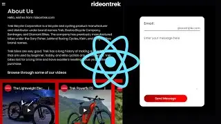 Create a Realtime Contact Section & About Us Page With React JS