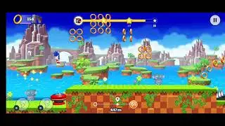 jugando Sonic runners parte 1