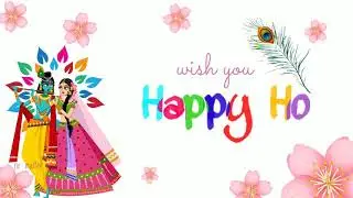 Happy holi wahtsapp status|Holi hai|Wish you happy holi #holi #whatsappstatus