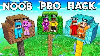 Minecraft TREE HOUSE NOOB vs PRO vs HACKER