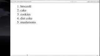 HTML Lists