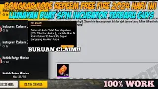 KODE REDEEM FREE FIRE TERBARU 6 SEPTEMBER 2024 HARI INI
