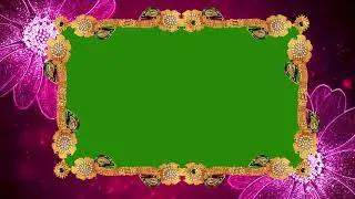 Full Hd Green Screen Video Frame | Wedding Video Green Screen Frame | Free Motion Backgrounds