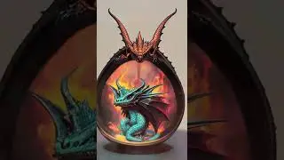 Dragon House. Dragon egg. Midjourney's drawings. Artificial intelligence. Prompt in the description.