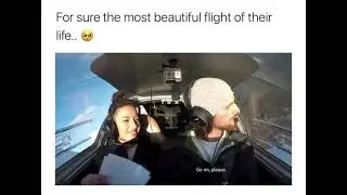 The most beautiful flight of their life