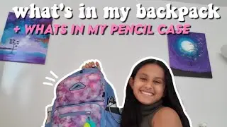What's in My Backpack + What's in My Pencil Case (6th Grade Edition)