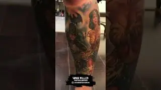 Portrait Tattoo by Sarah Miller