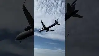 Посадка самолета. Шереметьево. Красота!!!