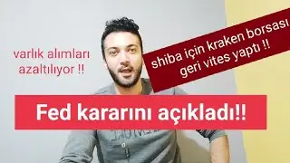 shiba için kraken borsası ne dedi ? 🔥 Fed sonucu açıklandı