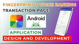 FingerPrint & Voice Banking System Transaction Page -  Part 2