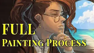 Painting Time Lapse: Pirate Bookkeeper