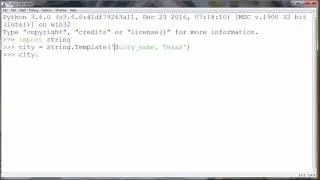 How to Substitute String with String Template in Python programming language