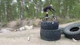 160cm with bike - Biketrial - Eemeli Kanervo