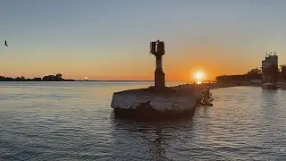 Закат на Балтийской косе 4K 60fps / Baltic Spit Sea Sunset 4K 60fps