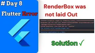 error : Render Box was not laid out || 