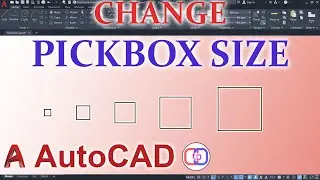 How to Change Pick Box or Cursor Size in AutoCAD - Hindi Tutorial.