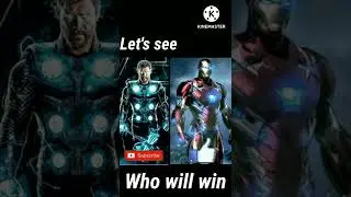 iron man verses Thor who will win depend on you #thor #avengers #viral #ironman #shorts