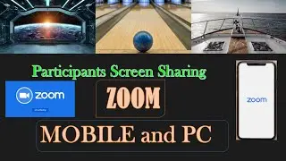 How to allow participants to share their screen to zoom in MOBILE and PC?