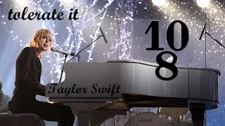 tolerate it by Taylor Swift is in 10/8 time signature
