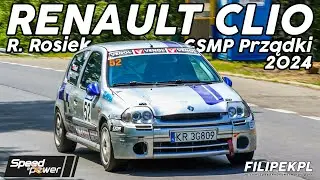 🔥RENAULT CLIO HILLCLIMB! R. Rosiek (GSMP Prządki 2024) | Action by Speed & Power