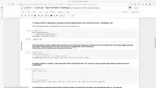 1.3.2.9 Lab - Take the Python Challenge