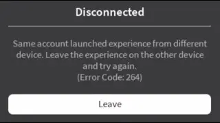 [SOLVED] Roblox Error Code 264