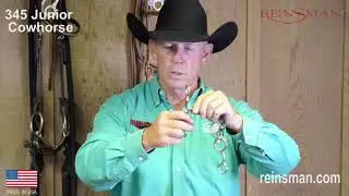 Bit 345 JUNIOR COWHORSE with small chain mouth
