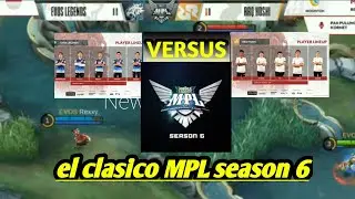 RRQ HOSHI VS EVOS LEGEND match 2 EL clasico paling panas MPL season 6